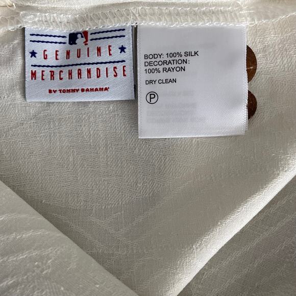 Tommy Bahama Silk Shirt Men's Large "Go Big or Go Home Camp" MLB SF Giants NEW - Picture 13 of 16